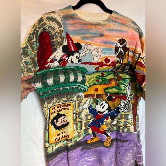 Brave little tailor vintage jou jou Mickey and Minnie tee - Picture 2 of 6